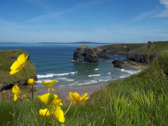 The Vergin Rock on Nuns Beach Ballybunion