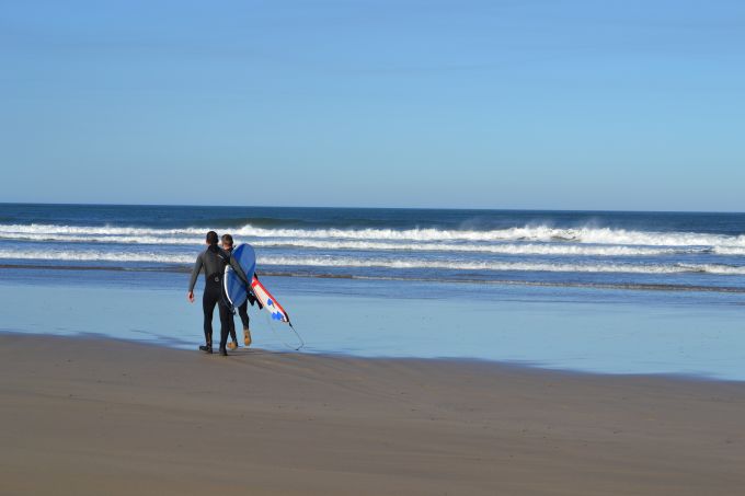 Surfing in Ballybunion