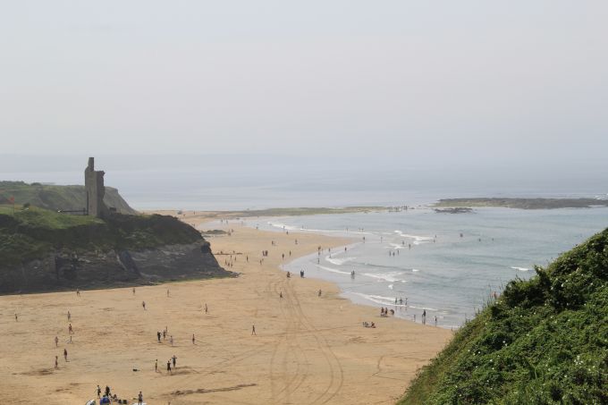 Ballybunion Beach and Castle